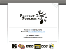 Tablet Screenshot of perfecttimepublishing.weebly.com