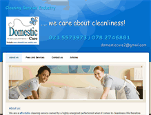 Tablet Screenshot of domesticcare.weebly.com