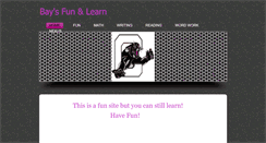 Desktop Screenshot of baysfunandlearn.weebly.com