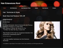 Tablet Screenshot of hairextensionskent.weebly.com