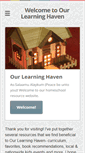 Mobile Screenshot of ourlearninghaven.weebly.com