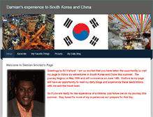 Tablet Screenshot of dsinclairatkorea.weebly.com