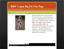 Tablet Screenshot of bbwcajunbigez.weebly.com