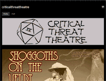 Tablet Screenshot of criticalthreattheatre.weebly.com