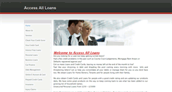 Desktop Screenshot of accessallloans.weebly.com