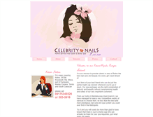 Tablet Screenshot of celebritynailsretiro.weebly.com