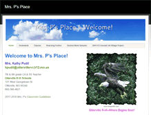 Tablet Screenshot of mrspsplace.weebly.com