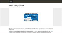 Desktop Screenshot of panic-awayreview.weebly.com