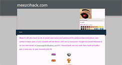 Desktop Screenshot of meezcihack.weebly.com