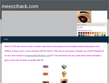 Tablet Screenshot of meezcihack.weebly.com