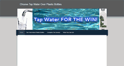 Desktop Screenshot of choosetapwater.weebly.com