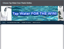 Tablet Screenshot of choosetapwater.weebly.com