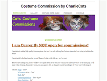 Tablet Screenshot of charlie-cats.weebly.com