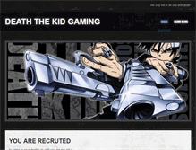 Tablet Screenshot of deaththekidgaming.weebly.com