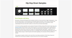 Desktop Screenshot of hiphopdrumsamples.weebly.com