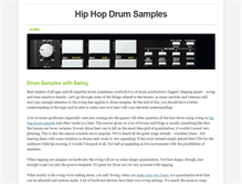 Tablet Screenshot of hiphopdrumsamples.weebly.com