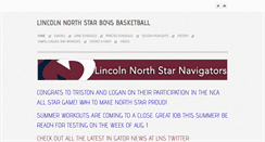 Desktop Screenshot of lincolnnorthstarbasketball.weebly.com