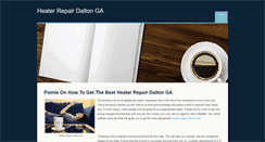 Desktop Screenshot of heaterrepairdaltonga.weebly.com