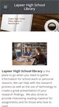 Mobile Screenshot of lcshslibraries.weebly.com