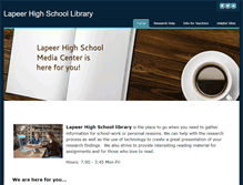 Tablet Screenshot of lcshslibraries.weebly.com