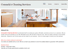 Tablet Screenshot of consuelascleaningservices.weebly.com