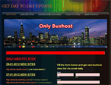 Tablet Screenshot of buxxhost.weebly.com