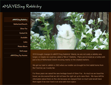 Tablet Screenshot of amayesingrabbitry.weebly.com