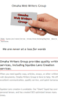 Mobile Screenshot of omahawritersgroup.weebly.com