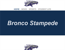 Tablet Screenshot of broncostampede.weebly.com