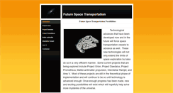 Desktop Screenshot of futurespacetransportation.weebly.com