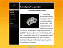 Tablet Screenshot of futurespacetransportation.weebly.com