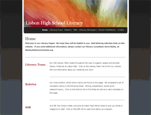 Tablet Screenshot of lhsliteracy.weebly.com