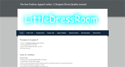 Desktop Screenshot of littledressroom.weebly.com