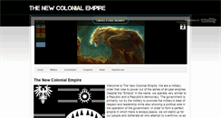 Desktop Screenshot of newcolonialempire.weebly.com