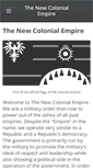 Mobile Screenshot of newcolonialempire.weebly.com