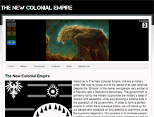 Tablet Screenshot of newcolonialempire.weebly.com