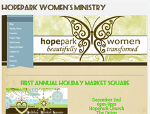 Tablet Screenshot of hopeparkwomen.weebly.com