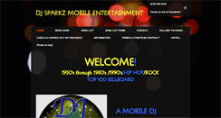 Desktop Screenshot of djsparkz610.weebly.com