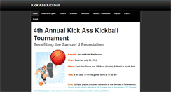 Desktop Screenshot of kickasskickball.weebly.com