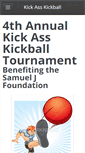 Mobile Screenshot of kickasskickball.weebly.com