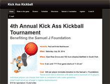 Tablet Screenshot of kickasskickball.weebly.com