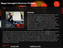 Tablet Screenshot of mcelectronicportfolio.weebly.com
