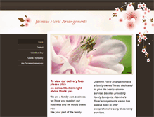 Tablet Screenshot of jasmine-arrangements.weebly.com