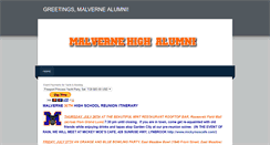 Desktop Screenshot of malvernehighreunion.weebly.com