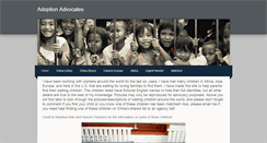 Desktop Screenshot of orphanadvocate.weebly.com