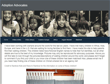 Tablet Screenshot of orphanadvocate.weebly.com