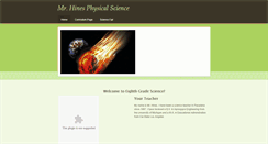 Desktop Screenshot of hinesscience.weebly.com