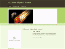 Tablet Screenshot of hinesscience.weebly.com