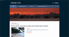 Desktop Screenshot of phuketlife.weebly.com