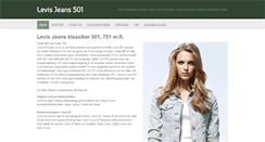 Desktop Screenshot of levisjeans501.weebly.com